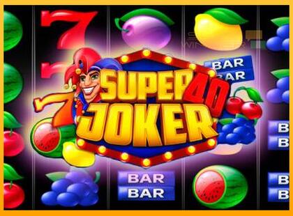 Super Joker 40 lošimo automatas už pinigus