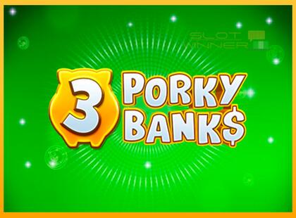 3 Porky Banks lošimo automatas už pinigus