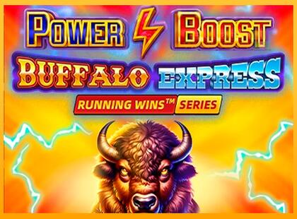 Power Boost: Buffalo Express lošimo automatas už pinigus