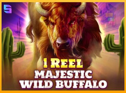 1 Reel Majestic Wild Buffalo lošimo automatas už pinigus