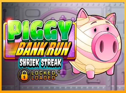 Piggy Bank Run - Shriek Streak lošimo automatas už pinigus