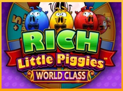 Rich Little Piggies World Class lošimo automatas už pinigus