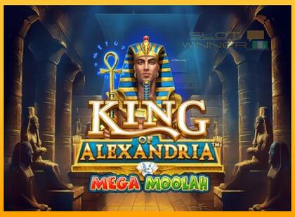 King of Alexandria Mega Moolah lošimo automatas už pinigus