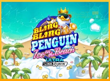 Bling Bling Penguin: Ice On The Beach lošimo automatas už pinigus