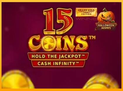 15 Coins Grand Gold Edition Halloween Jackpot lošimo automatas už pinigus