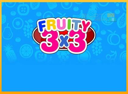 Fruity 3x3 lošimo automatas už pinigus