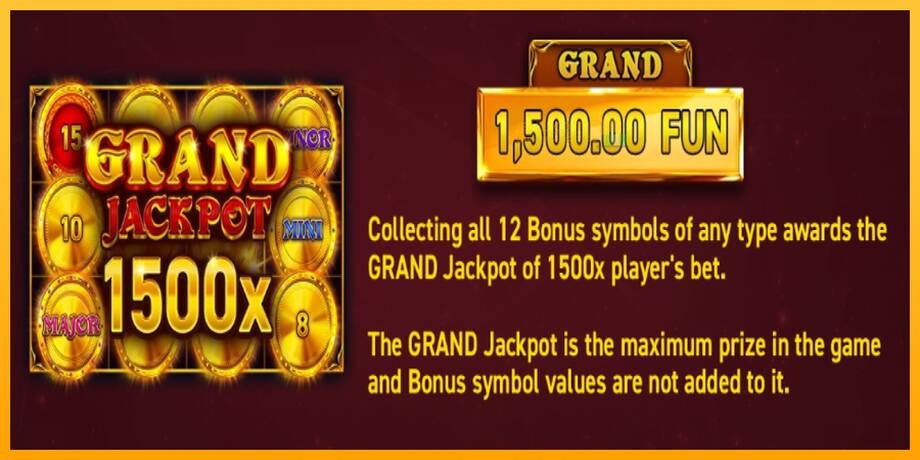 12 Coins Grand Gold Edition Halloween Jackpots lošimo automatas už pinigus, paveikslėlį 5