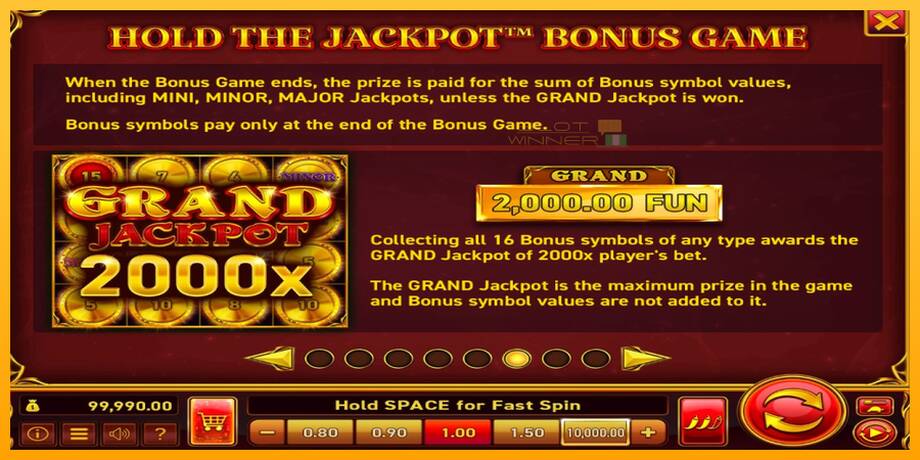 16 Coins Grand Gold Edition Halloween Jackpots lošimo automatas už pinigus, paveikslėlį 5