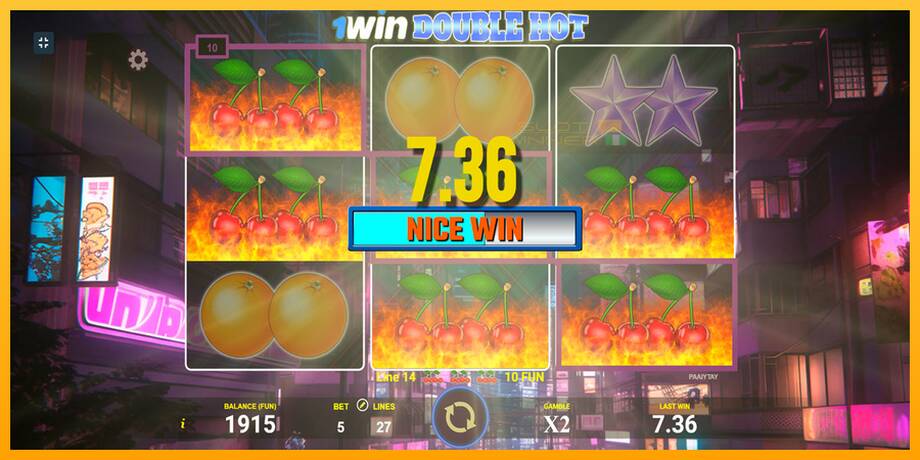 1win Double Hot lošimo automatas už pinigus, paveikslėlį 2