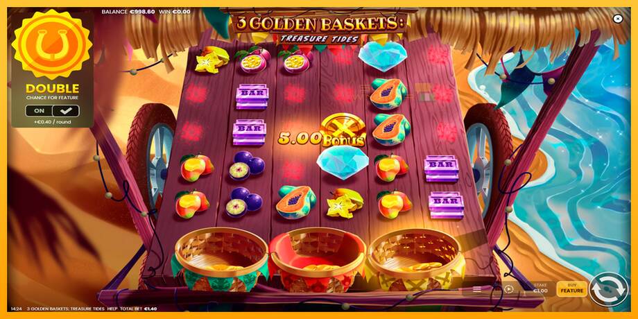 3 Golden Baskets: Treasure Tides lošimo automatas už pinigus, paveikslėlį 2