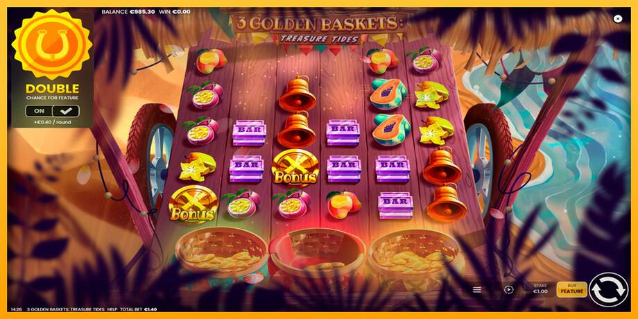 3 Golden Baskets: Treasure Tides lošimo automatas už pinigus, paveikslėlį 4