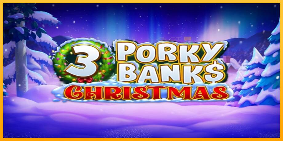 3 Porky Banks Christmas lošimo automatas už pinigus, paveikslėlį 1