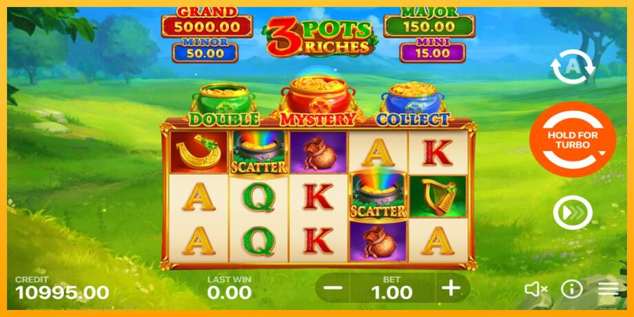 3 Pots Riches: Hold and Win lošimo automatas už pinigus, paveikslėlį 3