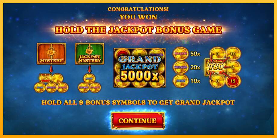 9 Coins Grand Diamond Edition Halloween Jackpots lošimo automatas už pinigus, paveikslėlį 3