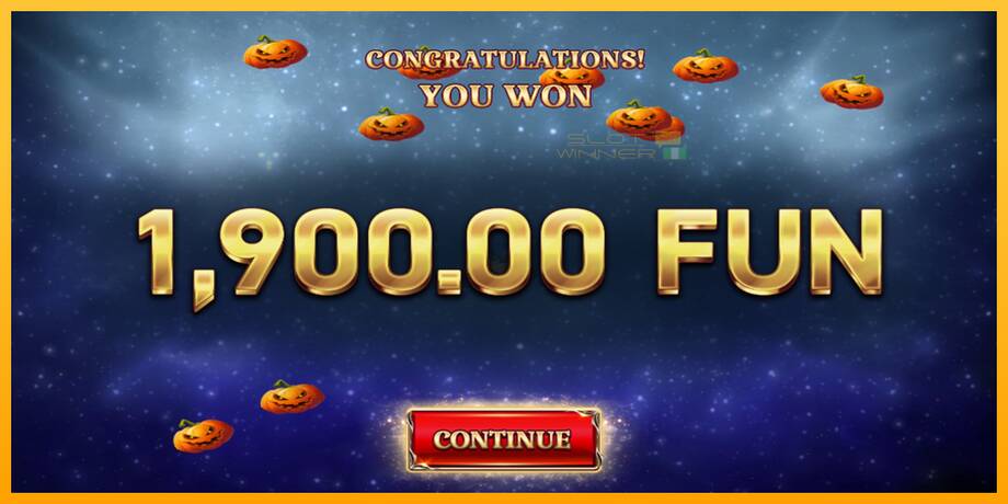 9 Coins Grand Platinum Edition Halloween Jackpot lošimo automatas už pinigus, paveikslėlį 4