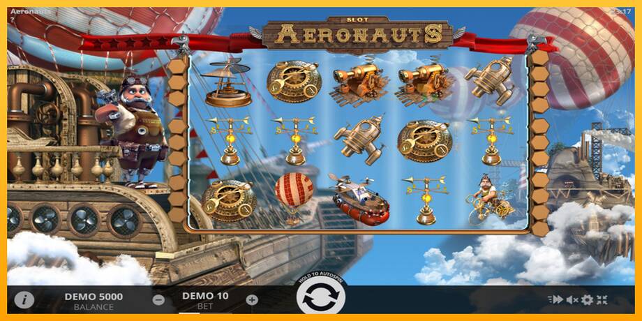 Aeronauts lošimo automatas už pinigus, paveikslėlį 1