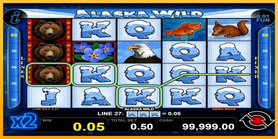 Alaska Wild lošimo automatas už pinigus, paveikslėlį 2