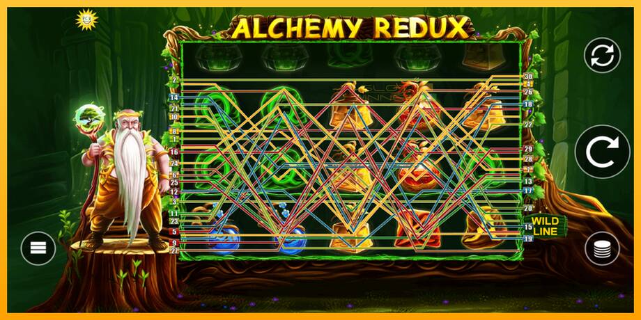 Alchemy Redux lošimo automatas už pinigus, paveikslėlį 1