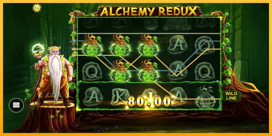 Alchemy Redux lošimo automatas už pinigus, paveikslėlį 2