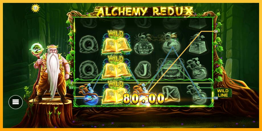 Alchemy Redux lošimo automatas už pinigus, paveikslėlį 4