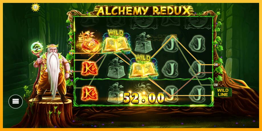 Alchemy Redux lošimo automatas už pinigus, paveikslėlį 5