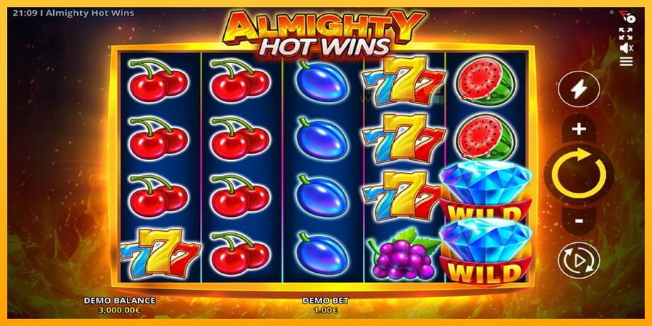 Almighty Hot Wins lošimo automatas už pinigus, paveikslėlį 1