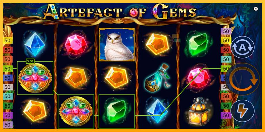 Artefact of Gems lošimo automatas už pinigus, paveikslėlį 2