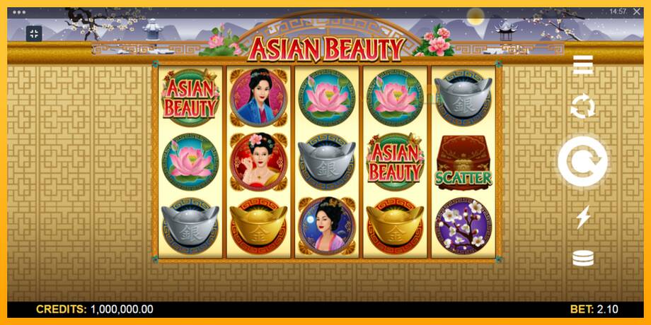 Asian Beauty lošimo automatas už pinigus, paveikslėlį 1