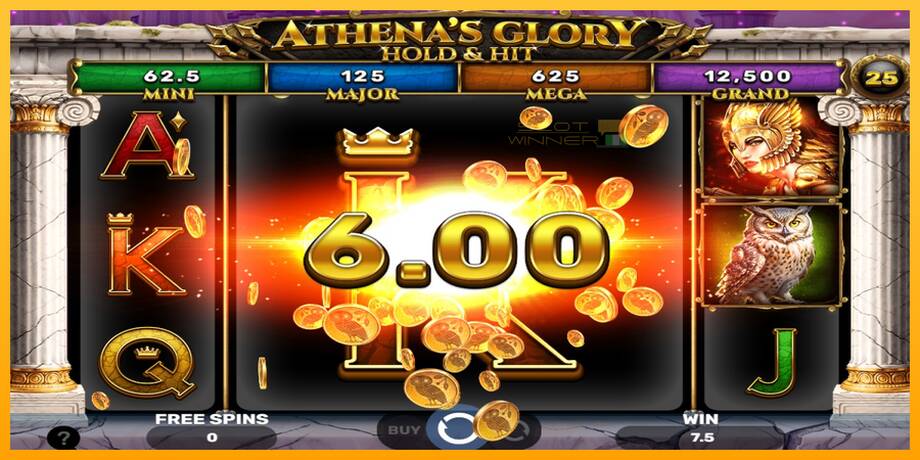 Athenas Glory Hold & Hit lošimo automatas už pinigus, paveikslėlį 5