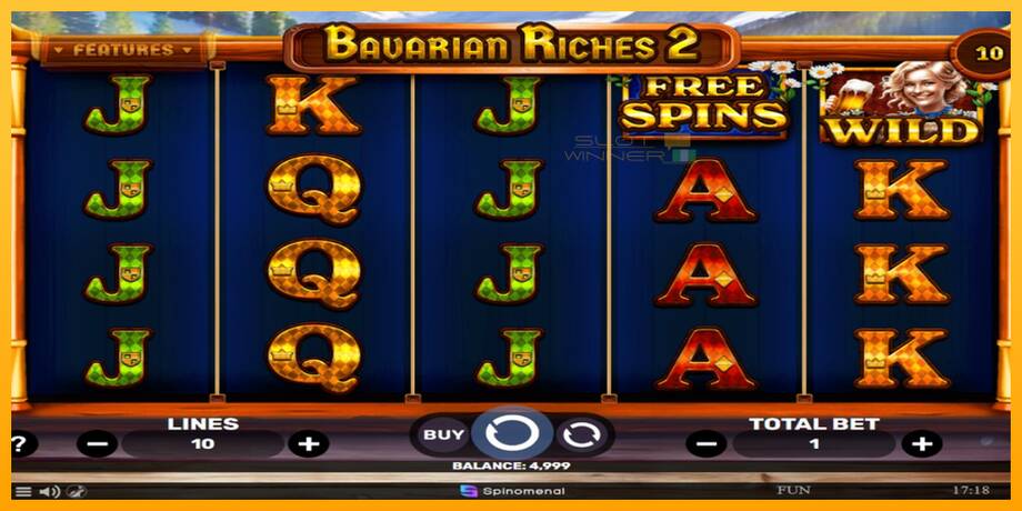 Bavarian Riches 2 lošimo automatas už pinigus, paveikslėlį 2