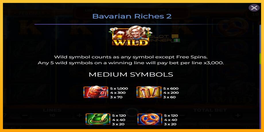 Bavarian Riches 2 lošimo automatas už pinigus, paveikslėlį 6