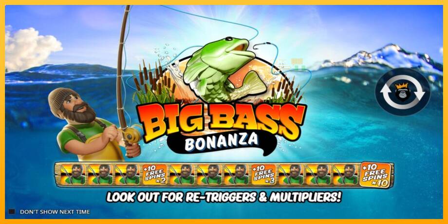 Big Bass Bonanza lošimo automatas už pinigus, paveikslėlį 1