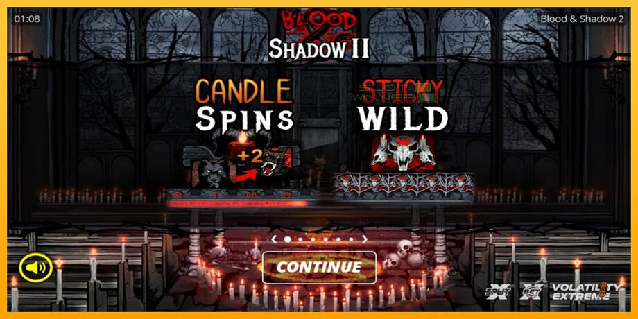 Blood & Shadow II lošimo automatas už pinigus, paveikslėlį 1