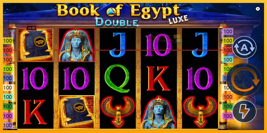 Book of Egypt Double Luxe lošimo automatas už pinigus, paveikslėlį 2