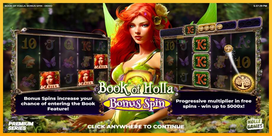 Book of Holla: Bonus Spin lošimo automatas už pinigus, paveikslėlį 1