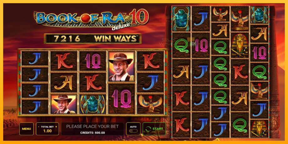 Book of Ra Deluxe 10 Win Ways lošimo automatas už pinigus, paveikslėlį 1