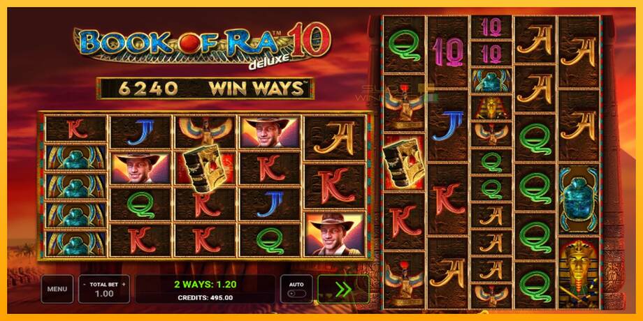 Book of Ra Deluxe 10 Win Ways lošimo automatas už pinigus, paveikslėlį 2