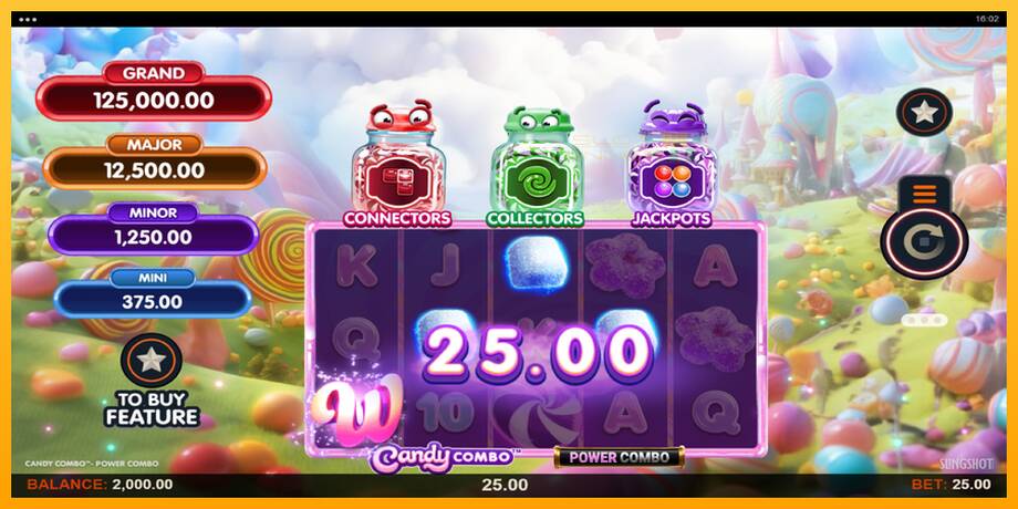 Candy Combo Power Combo lošimo automatas už pinigus, paveikslėlį 3