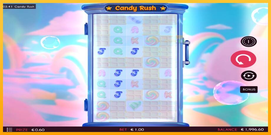 Candy Rush lošimo automatas už pinigus, paveikslėlį 3