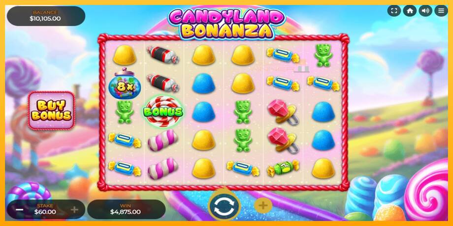 Candyland Bonanza lošimo automatas už pinigus, paveikslėlį 1