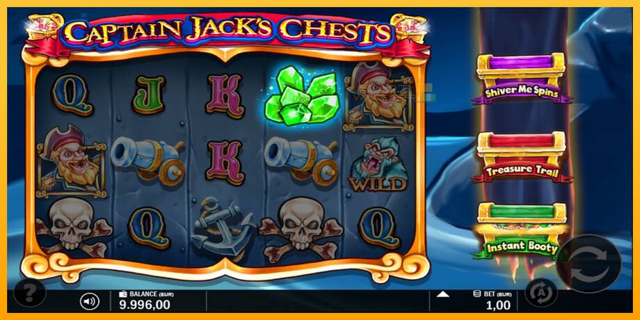 Captain Jacks Chests lošimo automatas už pinigus, paveikslėlį 4