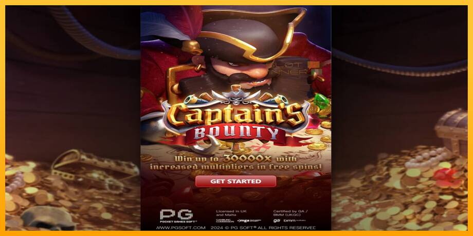 Captains Bounty lošimo automatas už pinigus, paveikslėlį 1