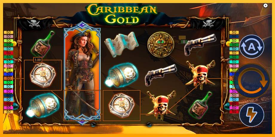 Caribbean Gold. lošimo automatas už pinigus, paveikslėlį 4