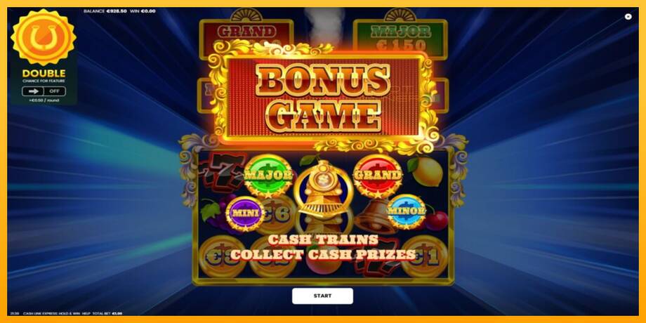 Cash Link Express: Hold & Win lošimo automatas už pinigus, paveikslėlį 3