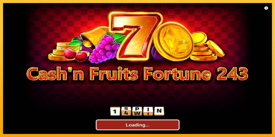 Cashn Fruits Fortune 243 lošimo automatas už pinigus, paveikslėlį 1