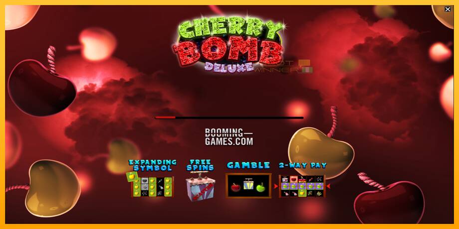 Cherry Bomb Deluxe lošimo automatas už pinigus, paveikslėlį 1