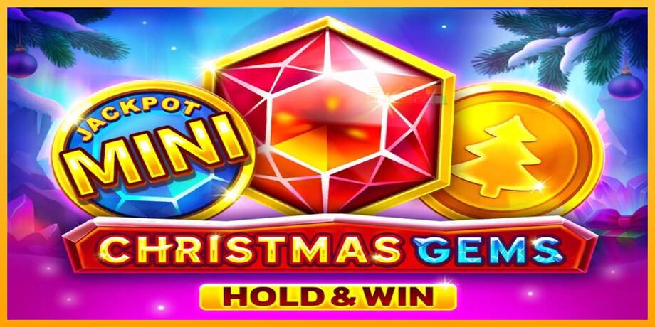 Christmas Gems Hold & Win lošimo automatas už pinigus, paveikslėlį 1