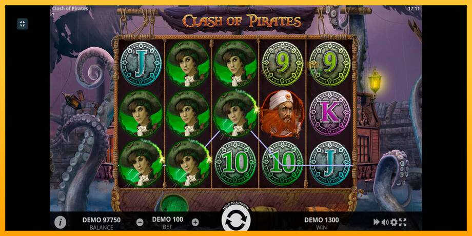 Clash of Pirates lošimo automatas už pinigus, paveikslėlį 9