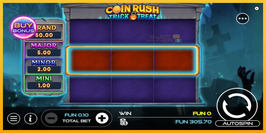 Coin Rush: Trick o Treat lošimo automatas už pinigus, paveikslėlį 2