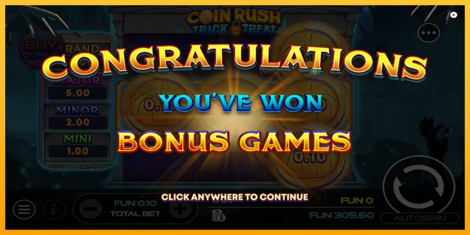 Coin Rush: Trick o Treat lošimo automatas už pinigus, paveikslėlį 4